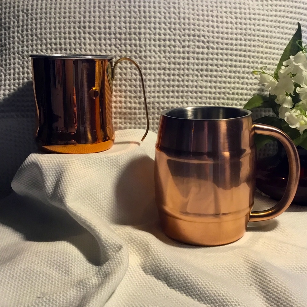 Vintage Coppercraft Guild Copper Mug Brass Handle